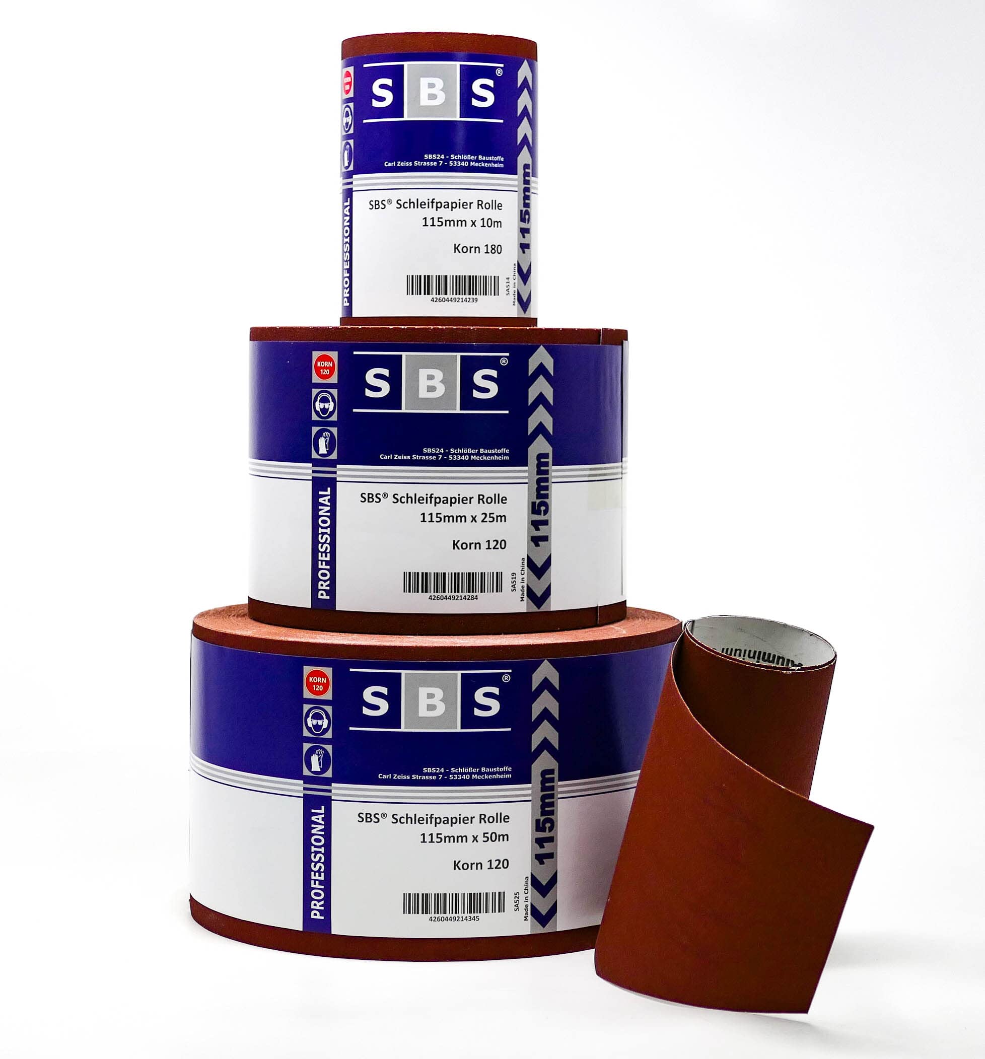 KIT TAMBURO ABRASIVO Anello Di Carta Vetrata Testa Abrasiva Rotolo Di Carta O8Q5 EUR 17,99 - Foto 7