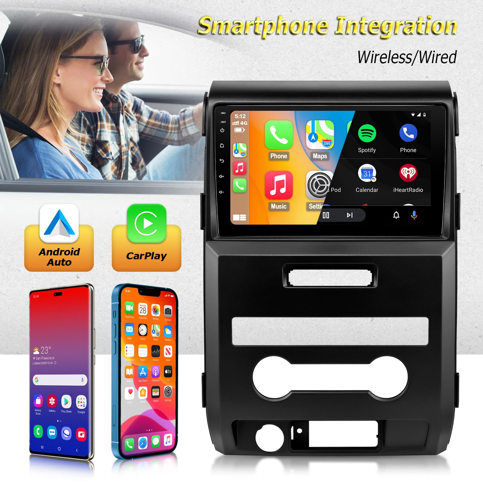 Android Car Radio Stereo For Ford F150 2009 2010 2011 2012,