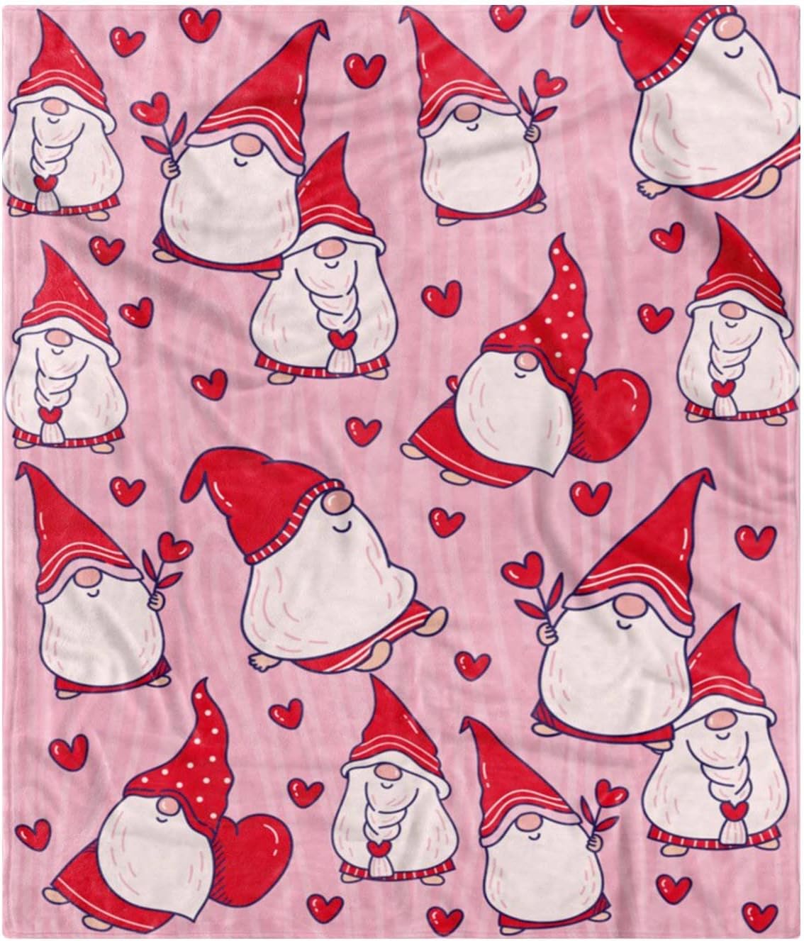 TUNKENCE Fleece Blanket Throw Valentine's Day Blanket
