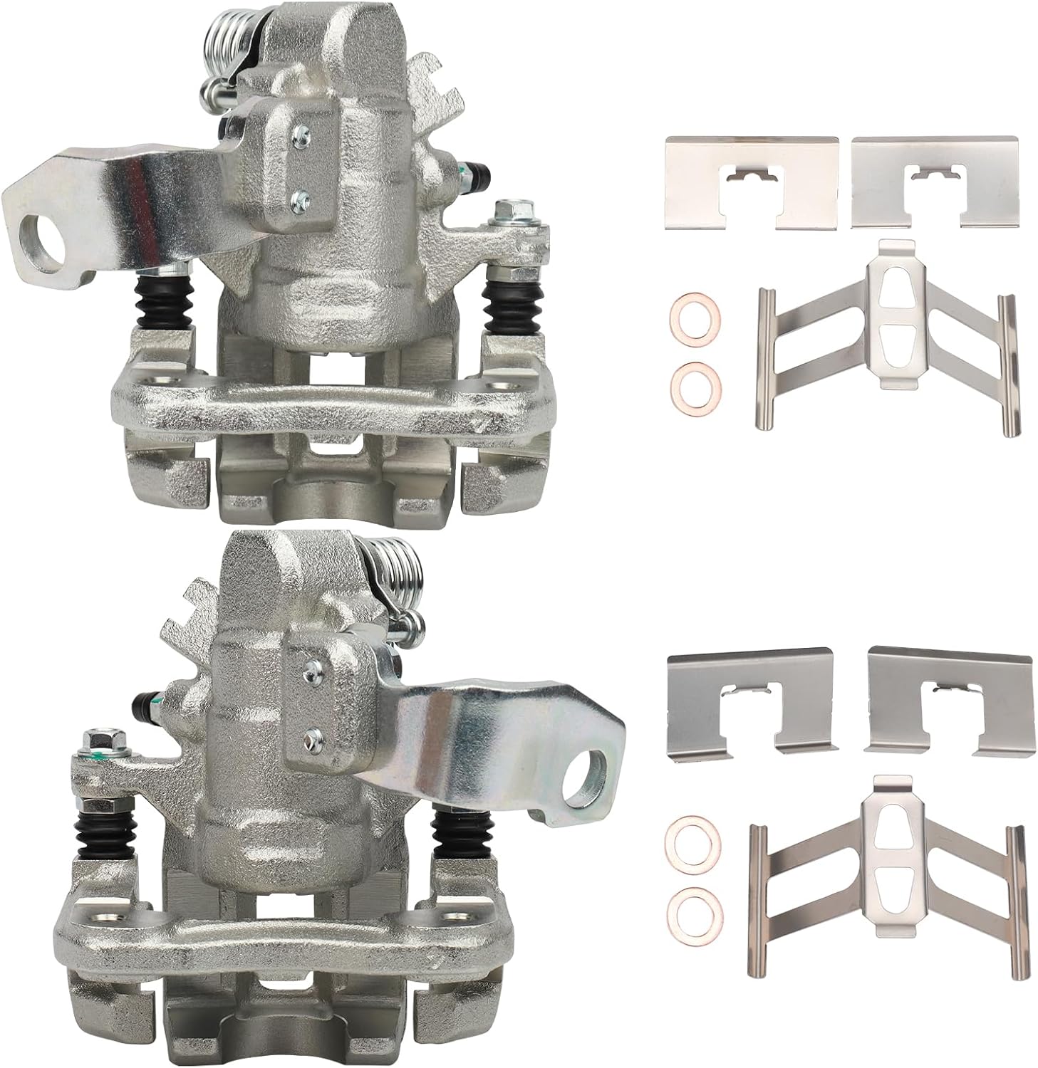 DRIVESTAR 19B3298 19B3299 Rear Left Right Brake Calipers, 2006-2015 for Honda Civic, 2013-2018 for Acura ILX, 2006-2011 for Acura CSX, replace for 3019SNAA10, 43018SNAA10, FRC11840