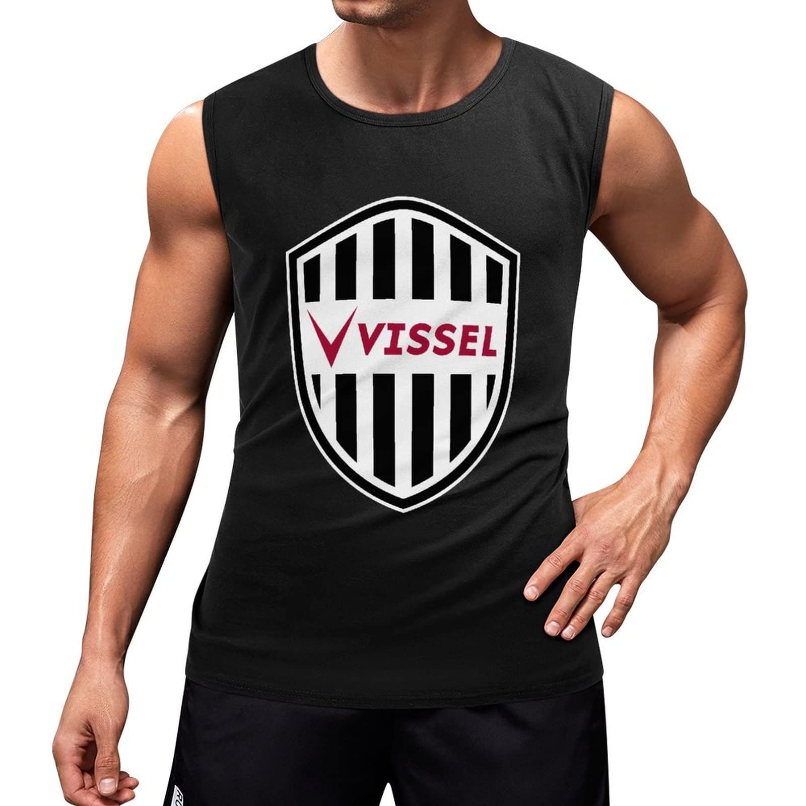 Amazon.co.jp: ヴィッセル神戸 メンズ タンクトップ Tシャツ 男士