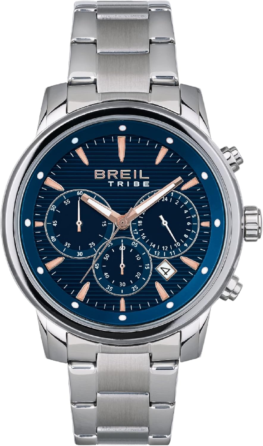 Breil Orologio UOMO CALIBER quadrante MONO-COLORE BIANCO movimento SOLO TEMPO - 3H QUARZO e BRACCIALE ACCIAIO ARGENTO EW0646 Breil Orologio UOMO CALIBER quadrante MONO-COLORE BIANCO movimento SOLO TEMPO - 3H QUARZO e BRACCIALE ACCIAIO ARGENTO EW0646