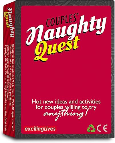 The Naughty Quest - El mejor juego de cartas para parejas, divertido y romántico juego de conversación para parejas, explora y profundiza la