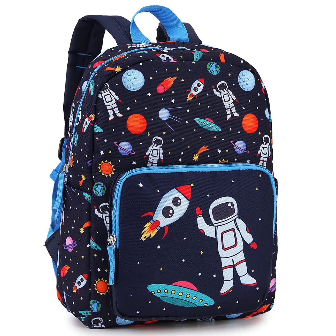RAVUO Mochila Niño, Linda Mochilas Escolares Niños 4-6 Años Impermeable Mochila Infantil Grande con Correa Pecho Ligero Mochila Astronautas para Guarderia Primaria Preescolar