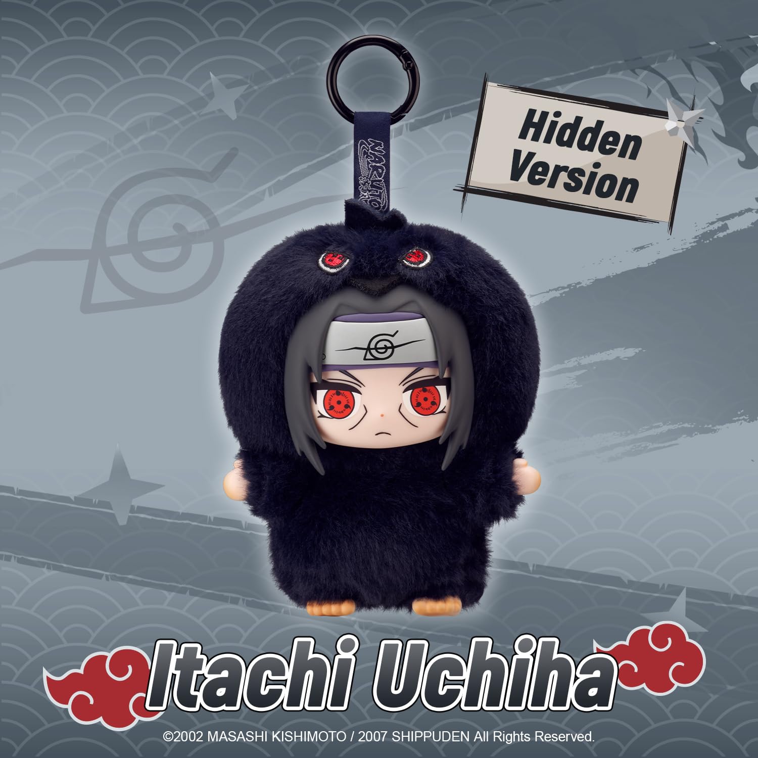 puremind Naruto Blind Box, Plüschfiguren 6er-Set, bewegliche Sammlerfiguren | Offiziell lizenziert, Naruto Figuren, Sammlerstück, Schlüsselanhänger, beschwerte Füße, weicher Plüsch, Anime-Deko, Regaldeko