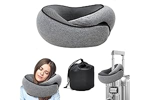 Travel Pillow with Enhanced Comfort for Airplanes and Beyond