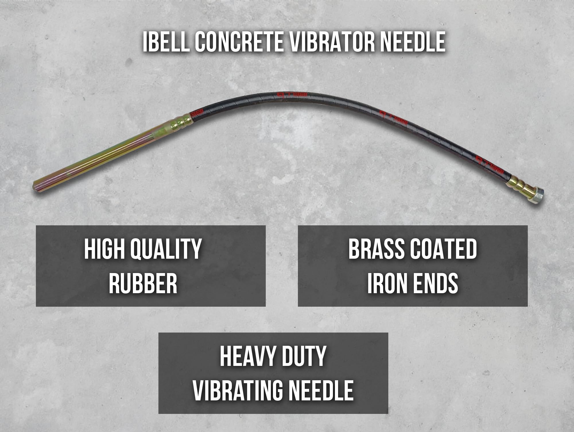 iBELL CV 50-81 Concrete Vibrator Needle Replacement -5 iBELL CV 50-81 Concrete Vibrator Needle Replacement -5