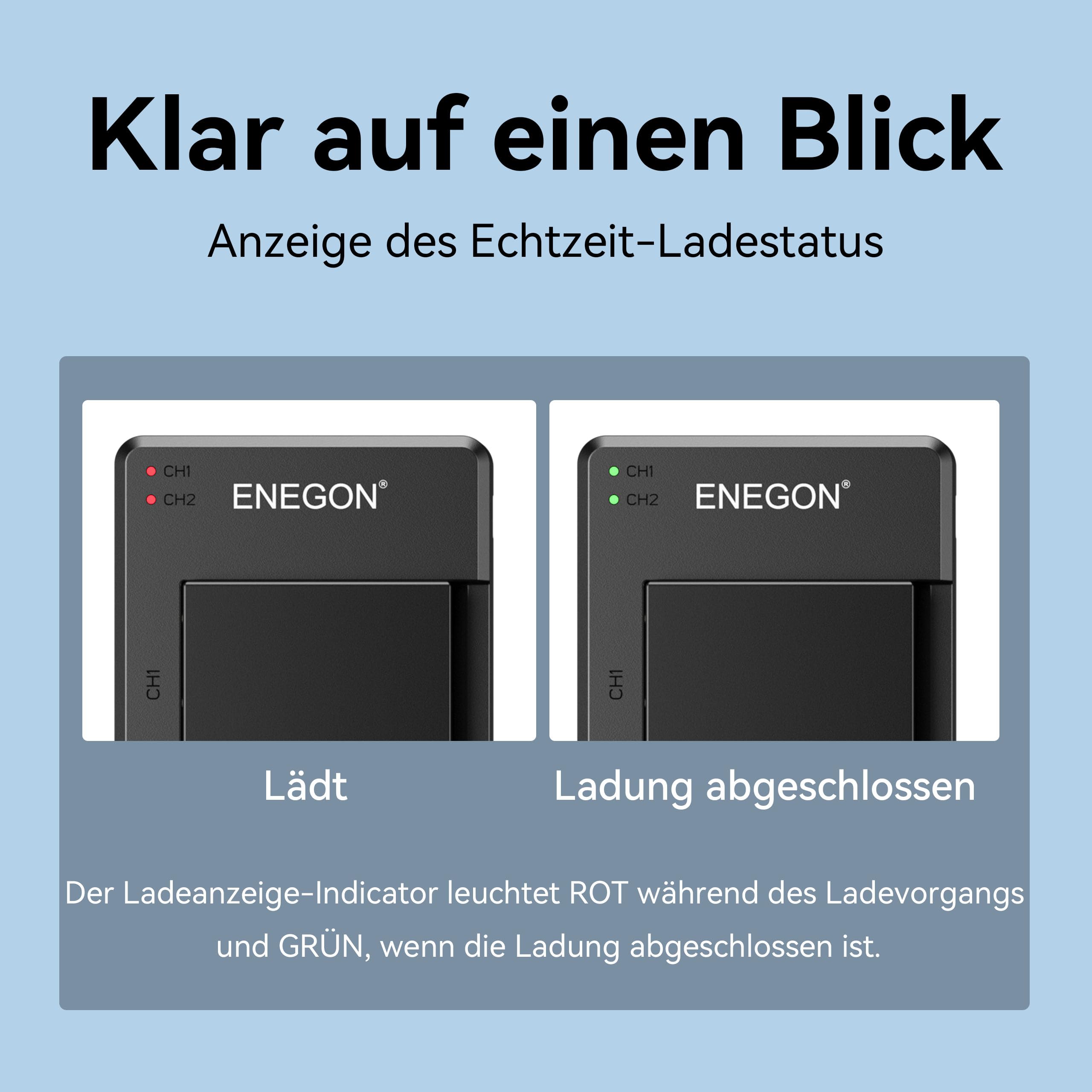 ENEGON NP-W126S/NP-W126 akku (2 Stück) für Fujifilm XT30III, XM5, X100V, X100VI, X-T1/T3/T100, X-A1 X-E1 X-E2 X-E3 X-M1 X-Pro1 HS30EXR HS35EXR HS50EXR und Dual USB Ladegerät