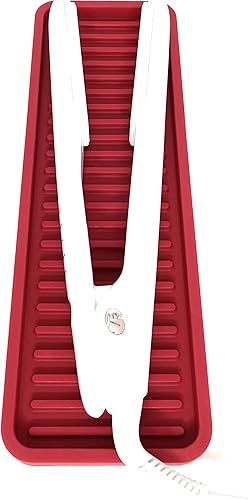 Miniatura 7 de Happitasa - Bandeja organizadora para fregadero de cocina de silicona, soporte de esponja y protector de encimera, estilo de líneas rectas (gris, 12