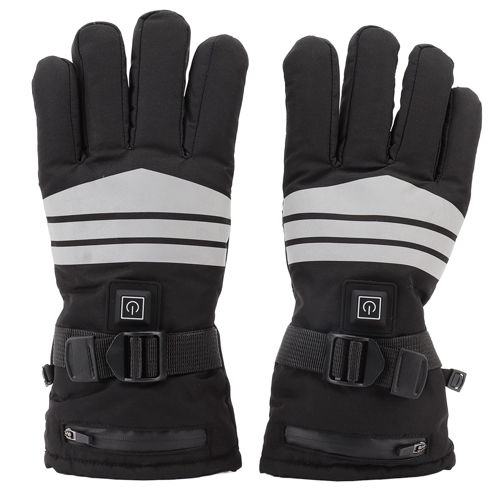 Guantes Térmicos con Pantalla Táctil Guantes Térmicos con Batería Eléctrica Recargable Engrosados ​​para Hombres Mujeres Esquí al Aire Libre Montar Polar 2700 mAh RTX