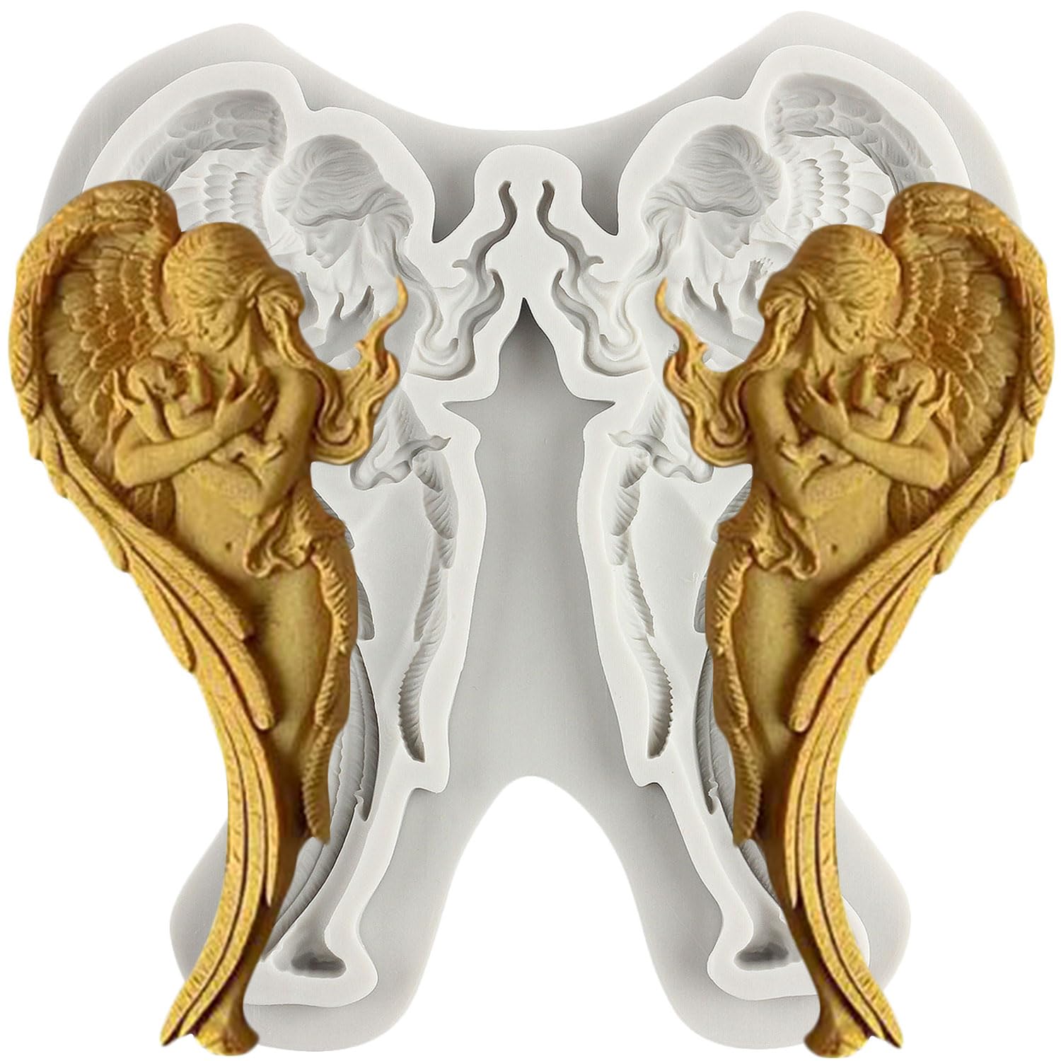 Silikon Gießformen Set 5-teilig - Europäische Engel Relief Formen Für DIY Kerzen & Deko