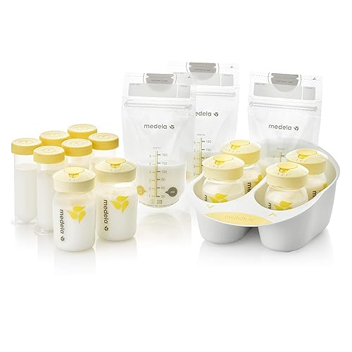 Miniatura 2 de Medela Juego de soluciones de almacenamiento de leche materna, suministros y recipientes de lactancia materna, organizador de leche materna y bolsas