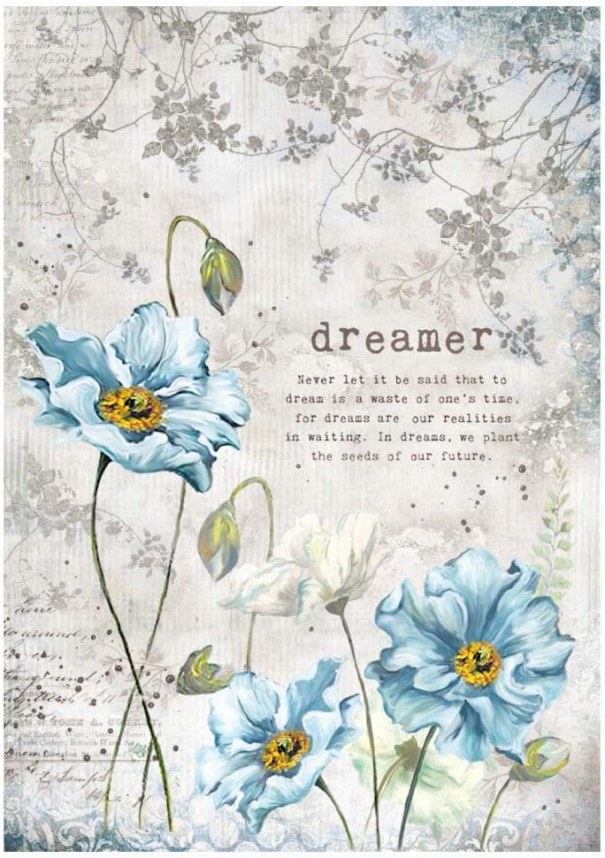 International KFT Dreamer Rice Paper, Multicoloured, 29.7 x 21