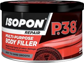 U Pol P38 Easy Sand Body Filler Paste 250ml | Two Part Polyester Car Repair Kit for Dents, Scratches, Holes | Paintable Smooth Finish | Metal & GRP Compatible