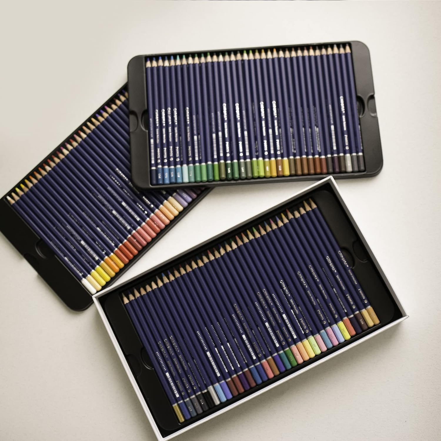 Colored Pencils Marco Chroma 100 Colors in Cardboard Box (8010-100CB) Art Drawing Pencil Set Non-toxic Wooden for Adult Coloring…