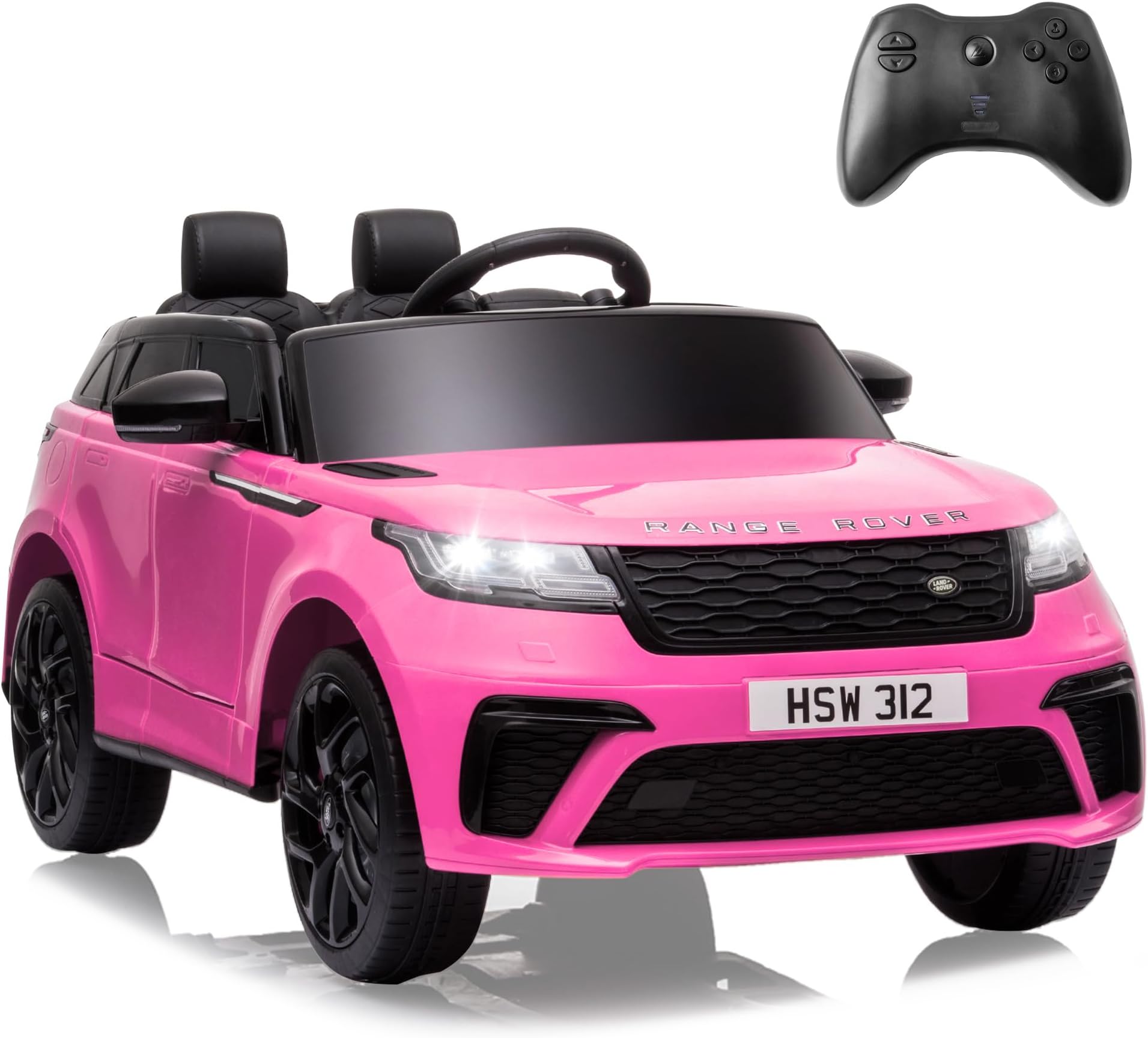 Licensed Land Rover Velar Kids Electric Ride On Car by TOBBI-Pink