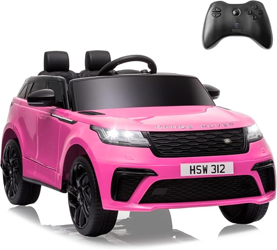 Licensed Land Rover Velar Kids Electric Ride On Car By TOBBI-Pink