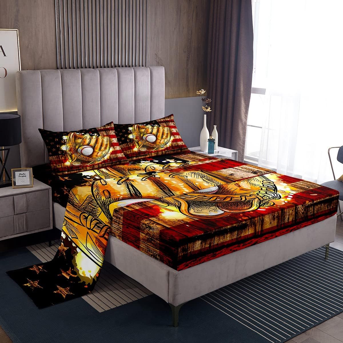 baseball bed sheets