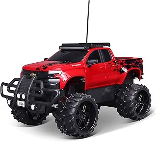 Maisto Tech R/C 1:16 Scale 2.4 GHz Off Road 2019 Chevrolet Silverado , Red