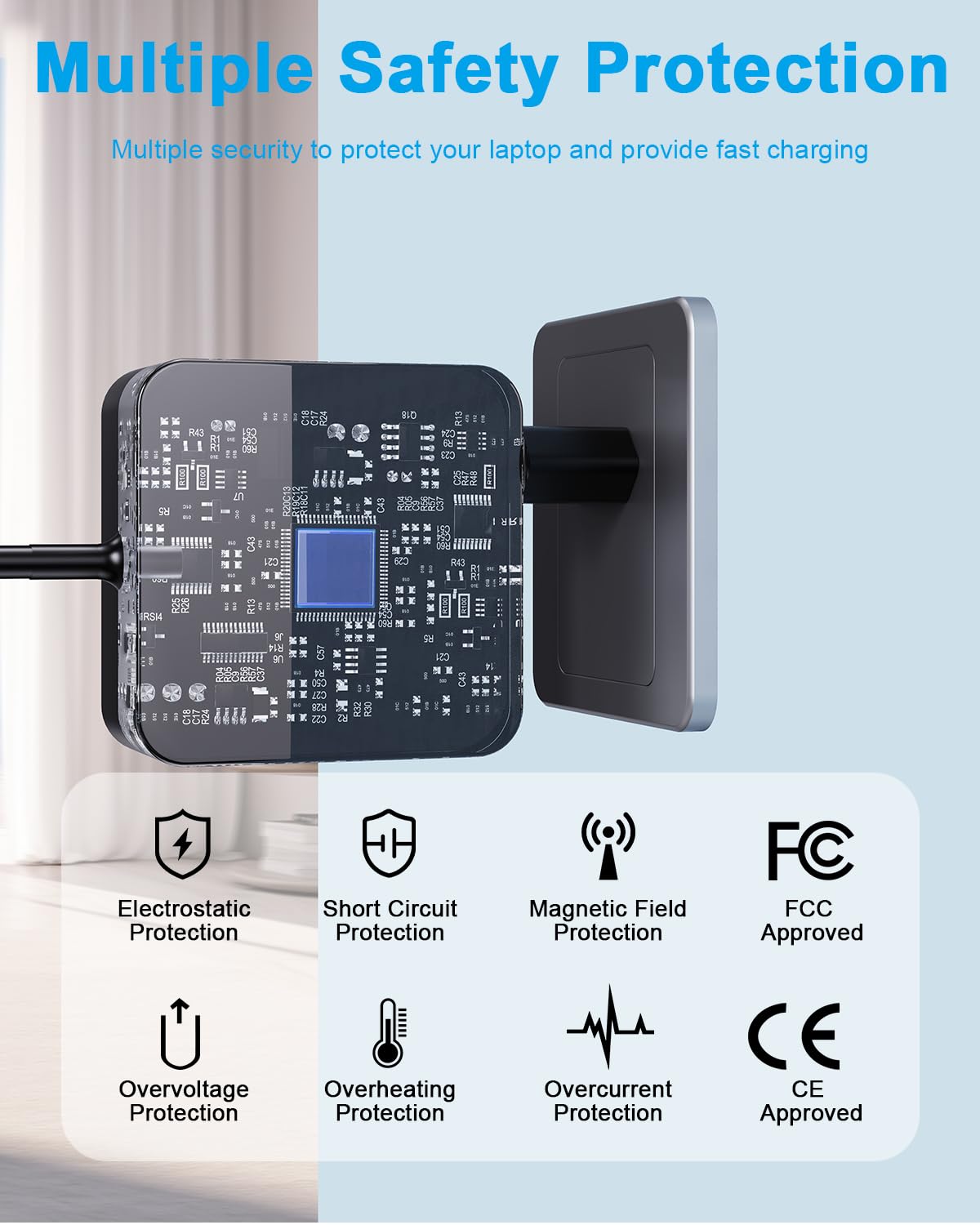 Zasilacz 65W USB C do JBL Xtreme 5/4/3 Charge 6/5/4 Extreme 3/4 Flip 5/6/7 | JBL Głośnik Bluetooth ładowarka USB-C Charger do JBL Laad 4/5/6, Pulse 4/5, Clip 4/5, GO 3/4