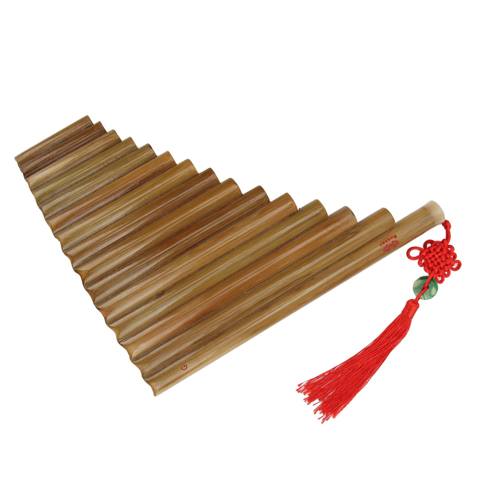 Flûte de Pan, facile à apprendre, sans pollution, 15 flûtes de Pan avec outils de nettoyage pour les débutants pour jouer(Main droite)