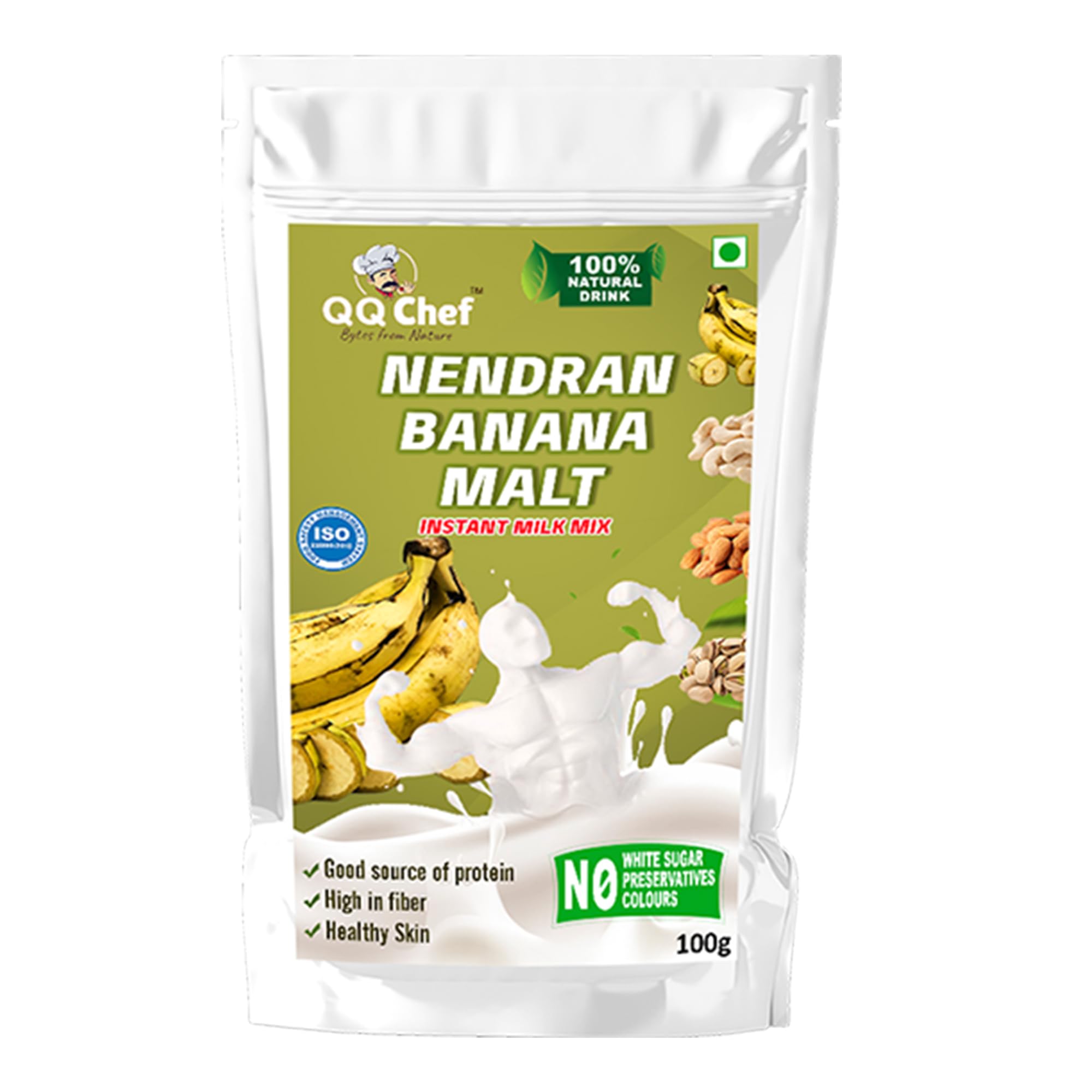 QQChef Nendran Banana Malt Milk Mix, Natural Drink for Kids, Adults & Elders (100gm) (B0DDCKX26L) Amazon Price History, Amazon Price Tracker