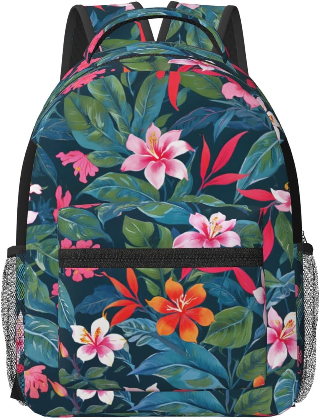 Women’s Backpack for Commute, Work, and Travel Laptop Backpack Compatible with Hawaiian Tropical Hibiscus Flowers