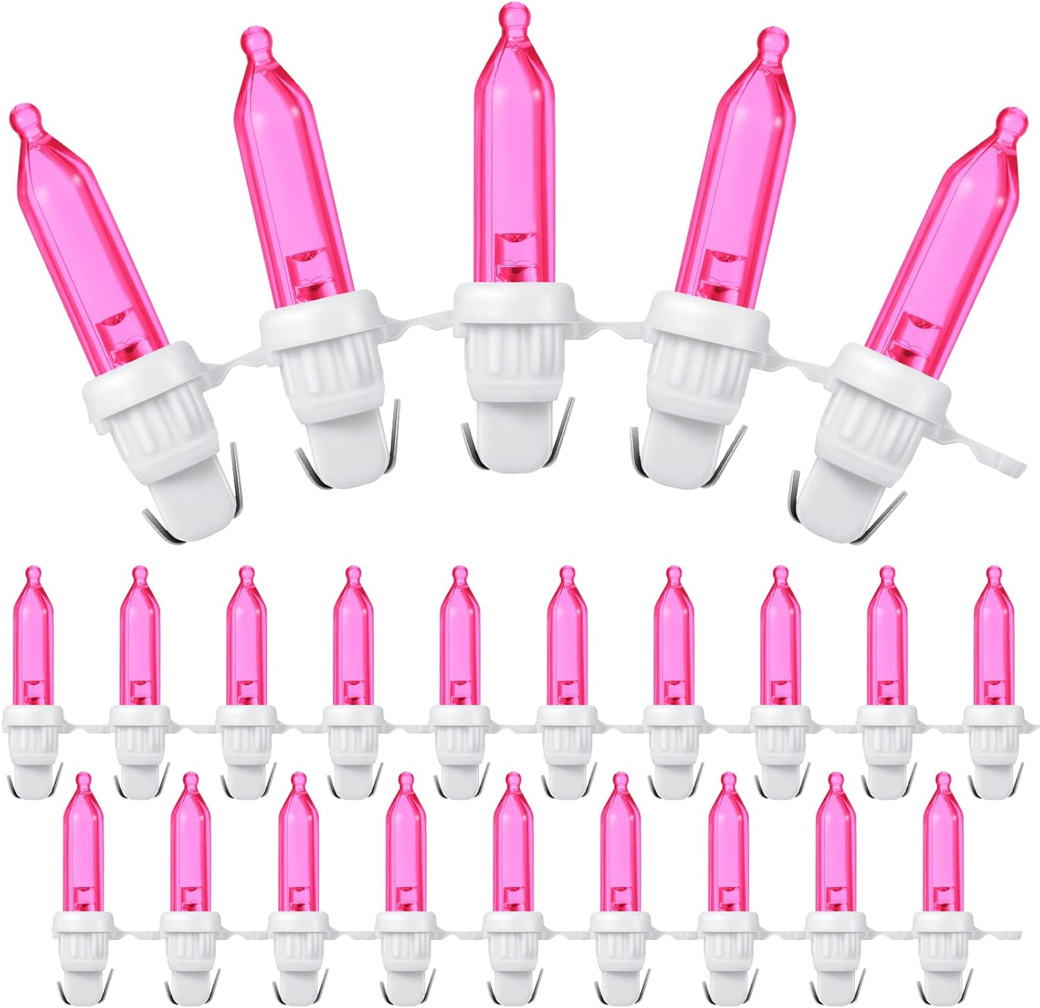 120 Pcs Christmas LED Replacement Bulb Mini Wide Angle LED