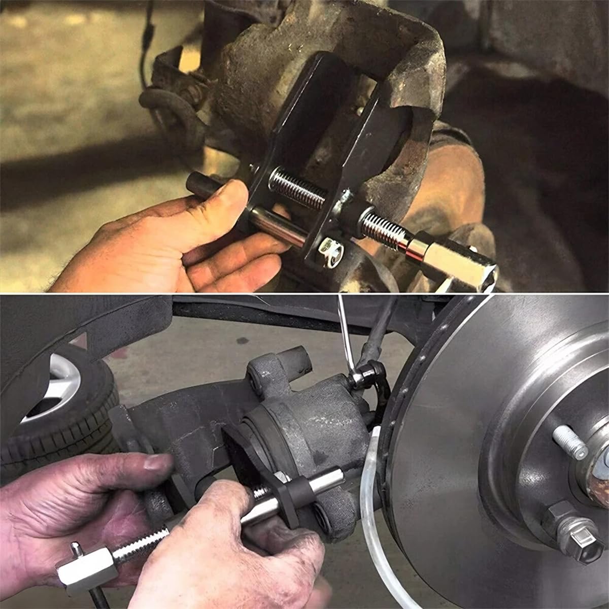 JNNJ Reajustador Universal De Pistones De Freno, Separador Pistón Del Disco Freno, Retractor Pistones Sin Dispositivo Rotación, Reajuste Sin Daños Pistones Freno En Frenos Disco, Para Muchos Coches