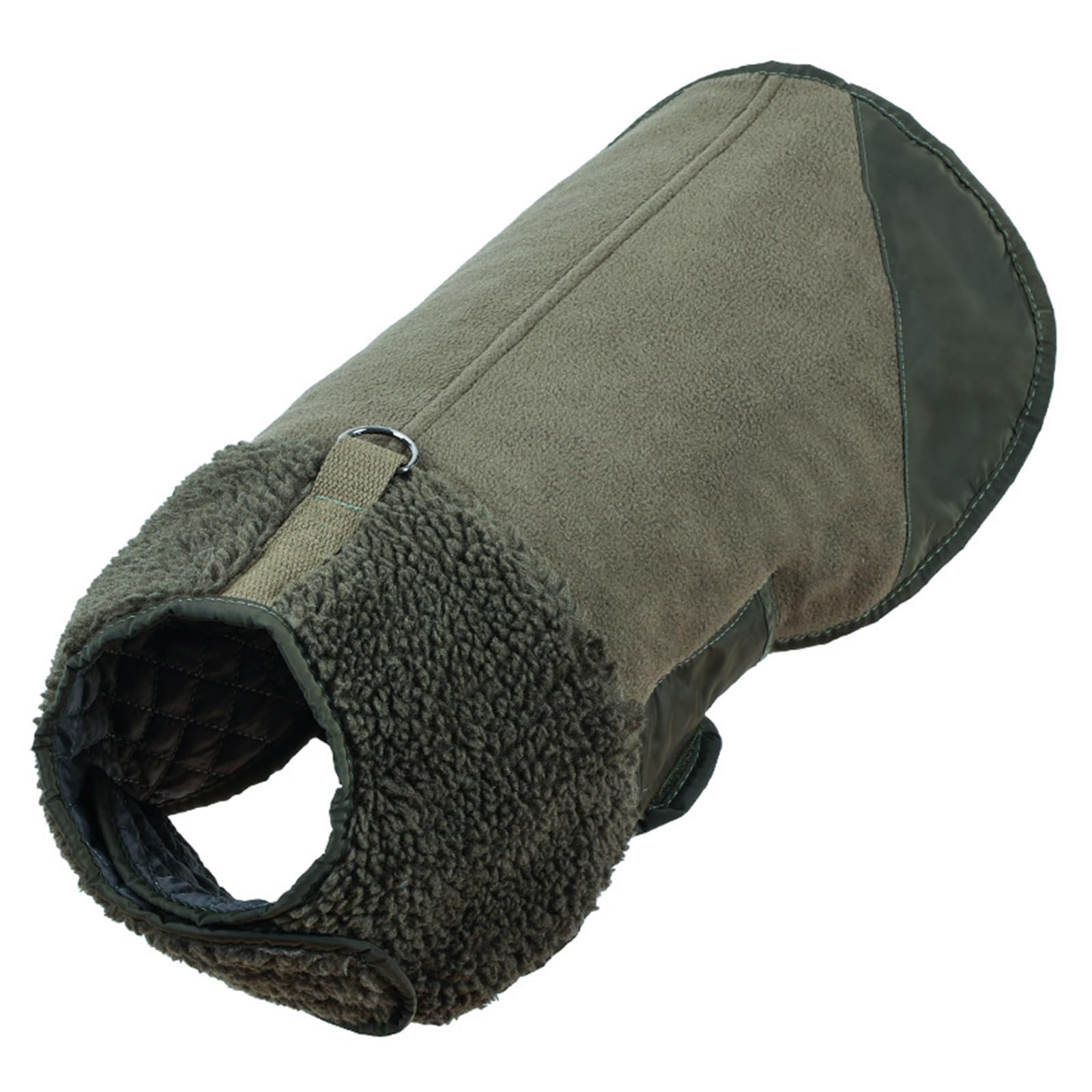 Pull d'hiver pour chien en fourrure unie : confort absolu lors des promenades matinales