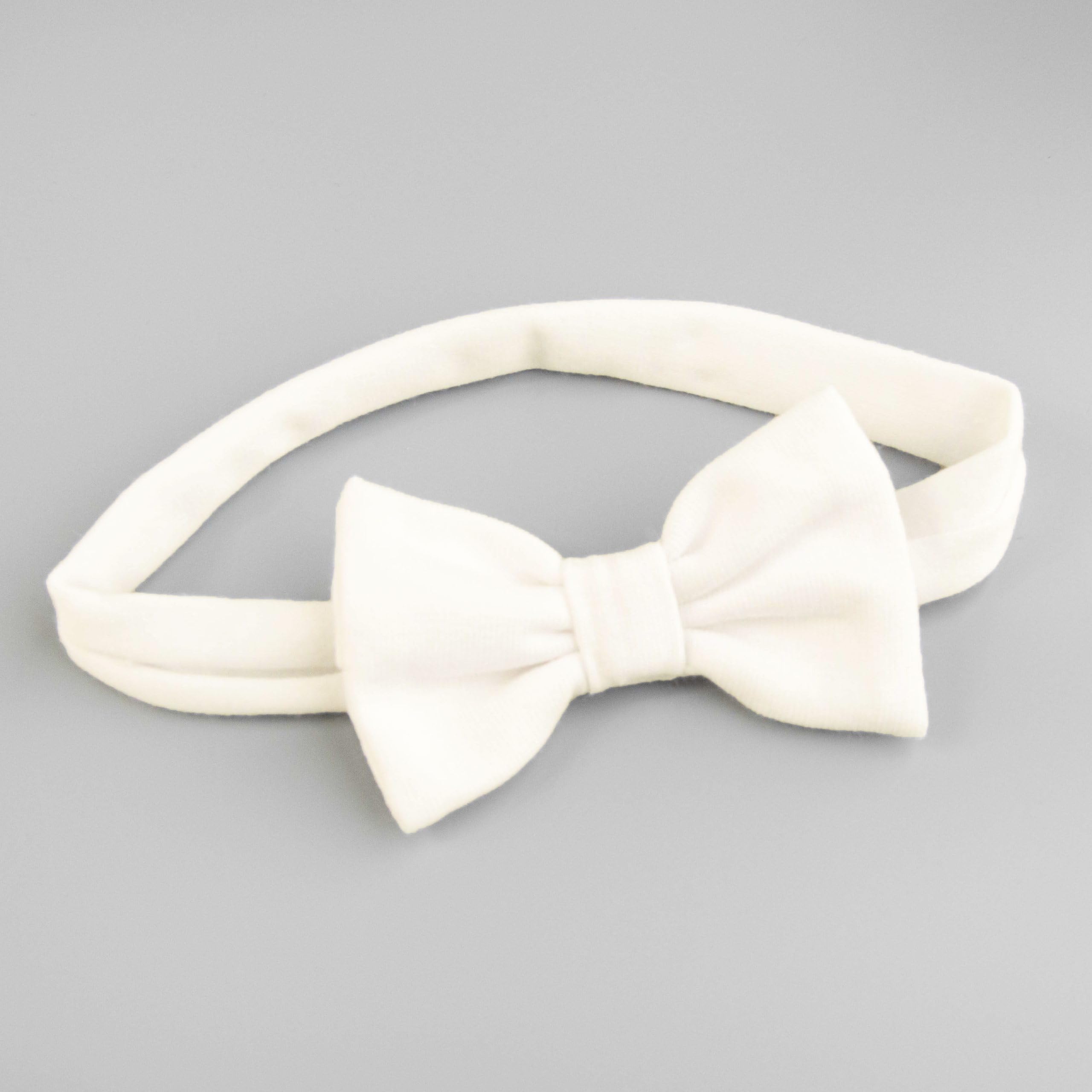 Taufkleid Mädchen mit Stirnband – Elegantes Baby Kleid aus 95% Baumwolle – Taufe & Festtagskleidung für Säuglinge – Rüschen, Kellerfalten & Schleife – Bequeme Babymode