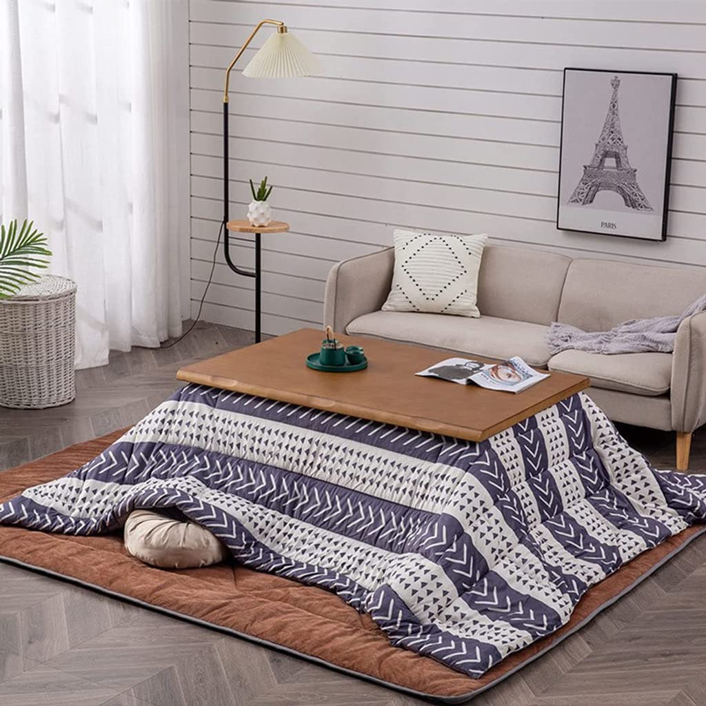 Kotatsu Table Set Multifunctional Solid Wood Low Table Heating