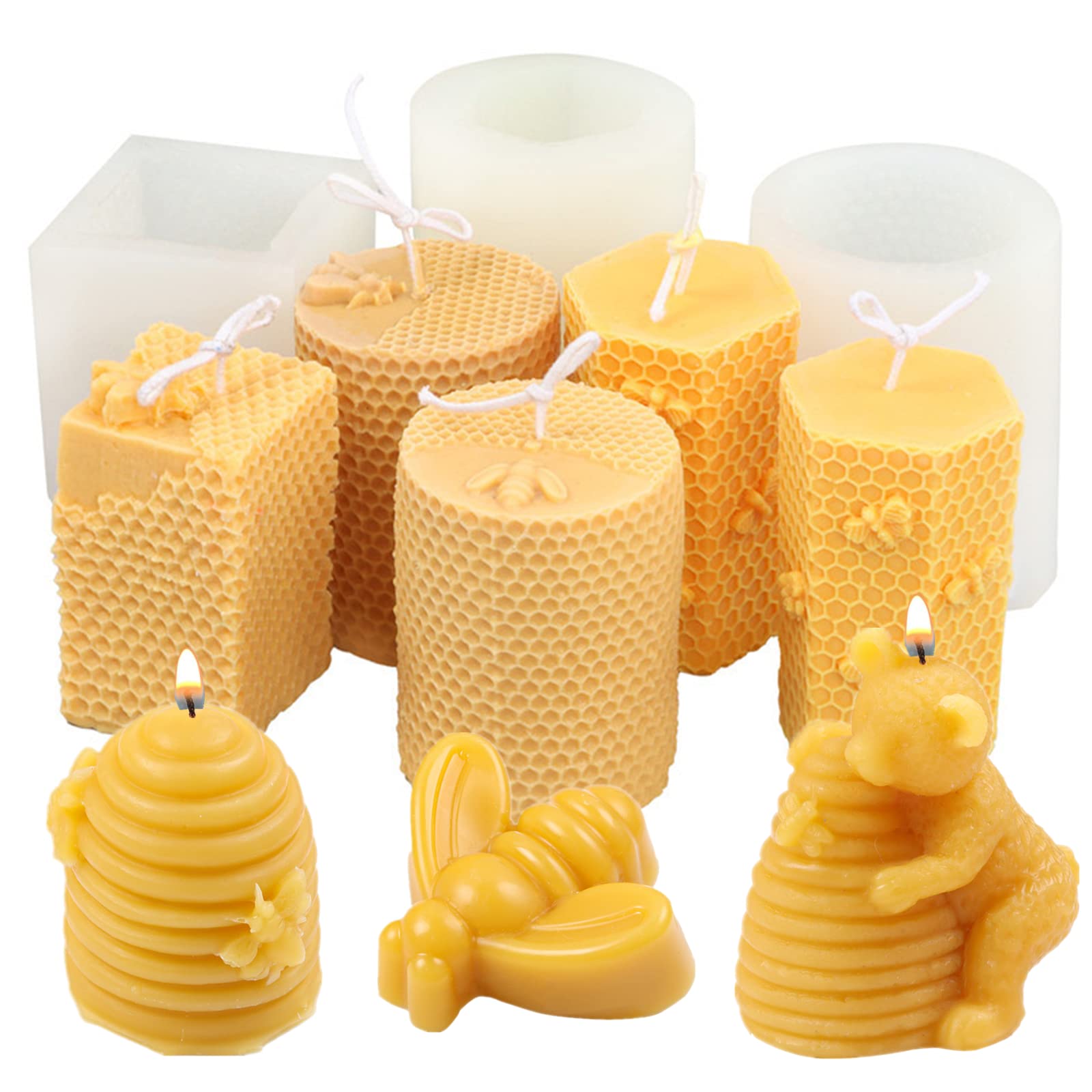 Molde Manual Para Prensar Cera De Abeja - 2 Piezas De Goma, Tamaño 42x23 Cm, Para Hacer Láminas De Panal, Apicultura