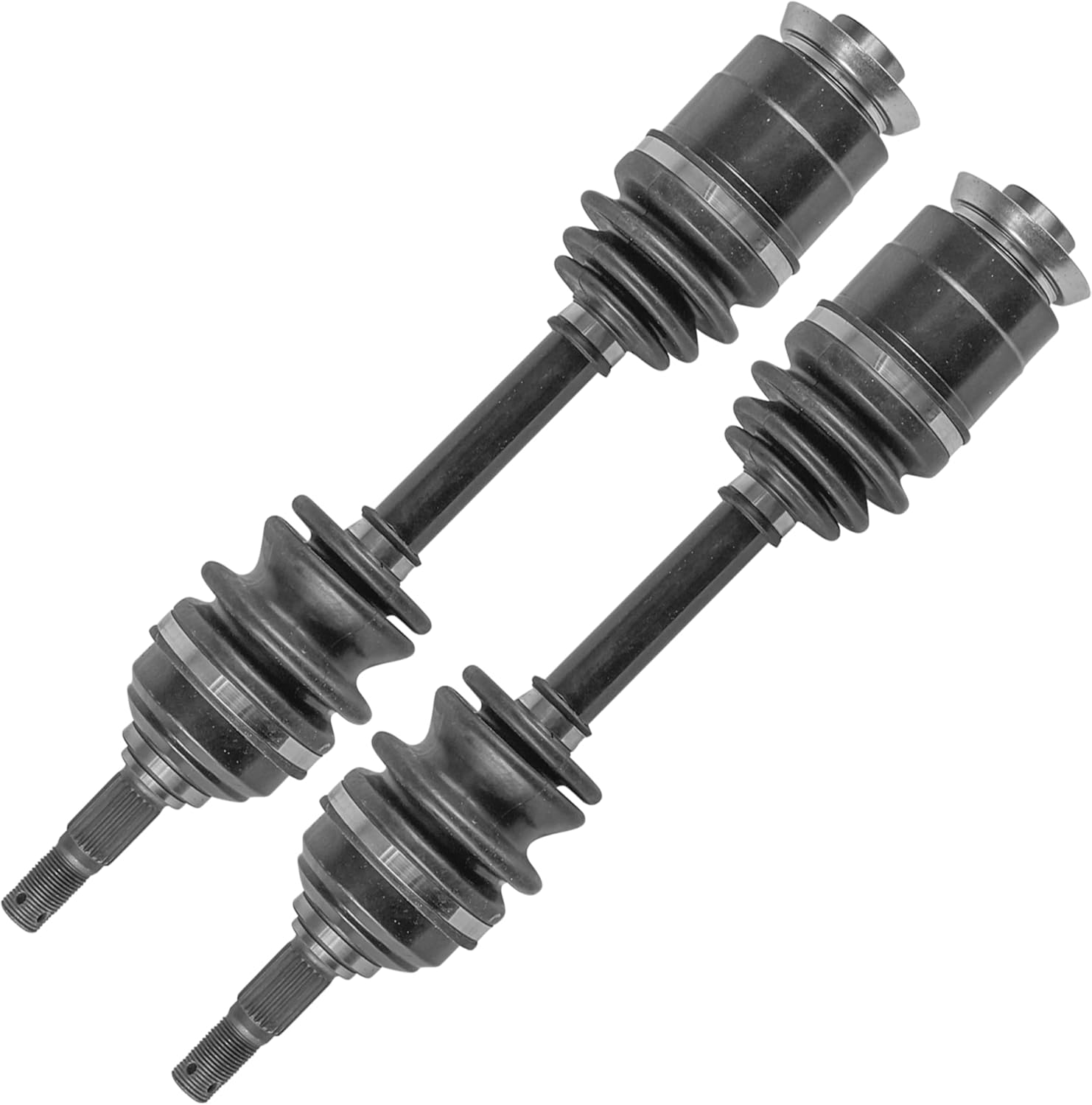 Caltric Rear Left and Right Axles Compatible with Arctic Cat 300 2X4 4X4 1998 1999 2000 2001 2002