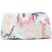 Beaded Sequin Clutch Purse for Women Floral Embroidery Clutch Handbag Evening Bag for Formal Wedding Cocktail Party