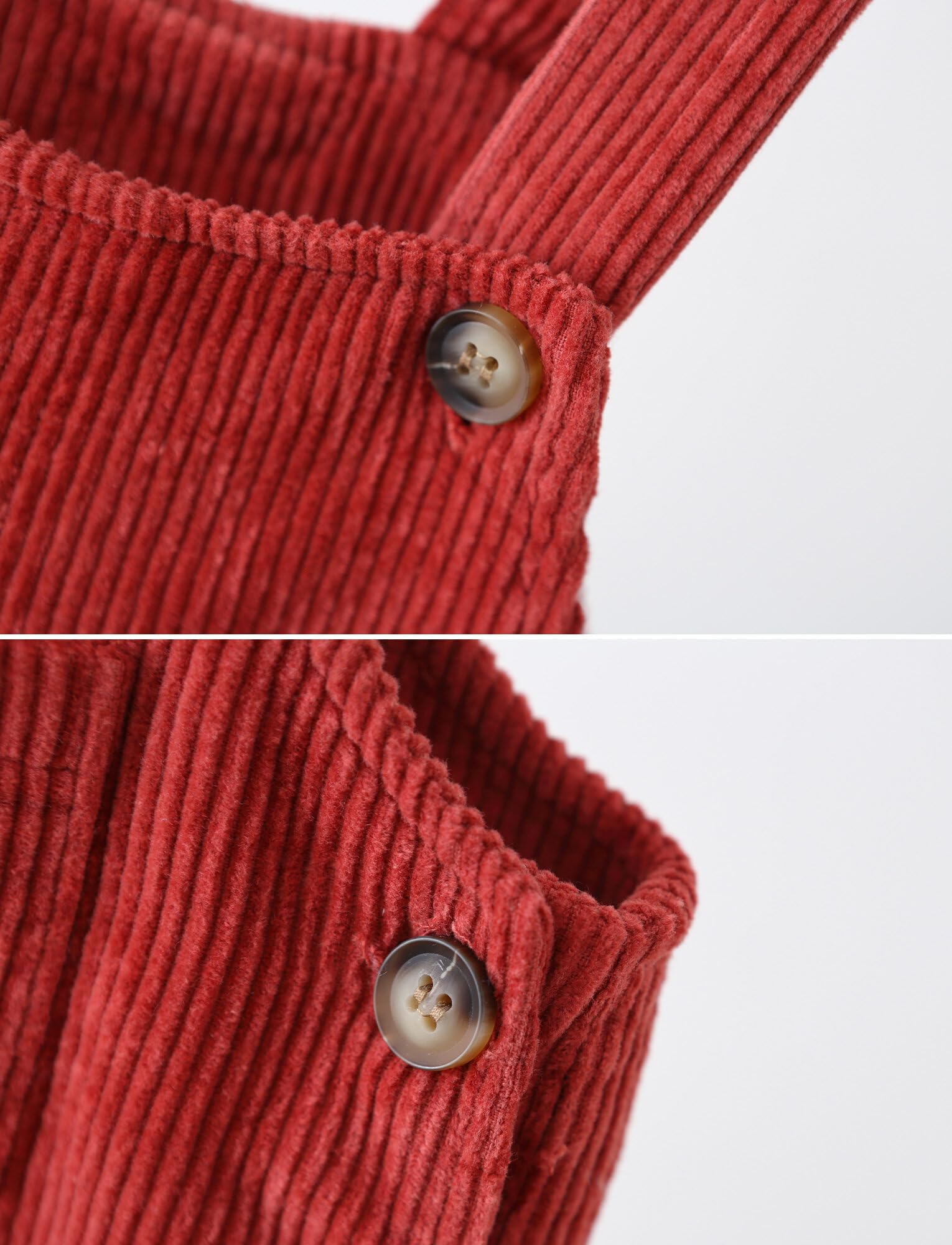 Panegy Salopette en velours côtelé pour bébé - Salopette ample de couleur unie avec bretelles - Pantalon doux rétro une pièce - Pantalon à bretelles - Combinaison pour nouveau-né - Pour le printemps