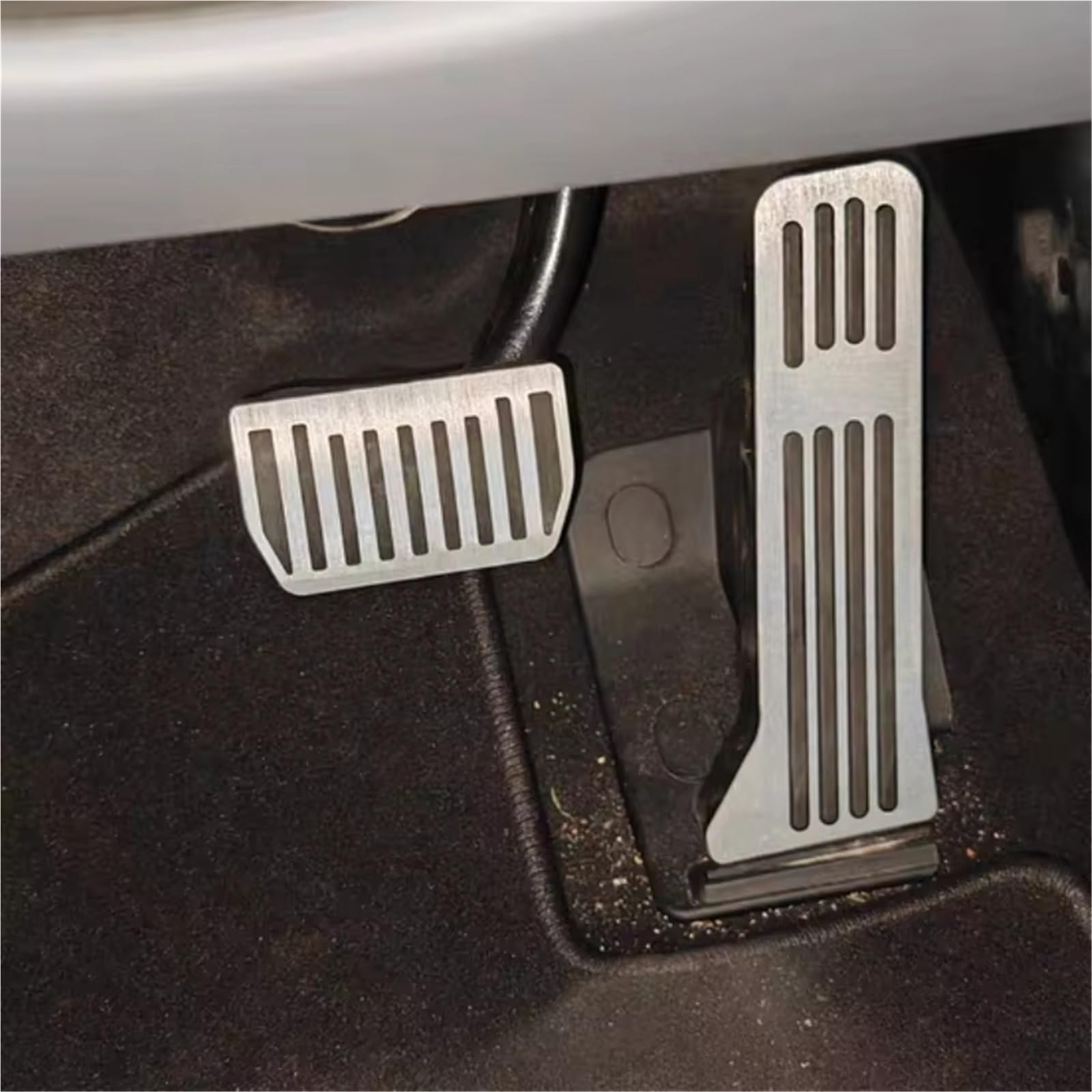 Pedaliera Auto Per ZEEKR 7X 2024 2025 2026 Pedale acceleratore Freno Coperture antiscivolo in lega di alluminio Auto FRENO FRIZIONE Accessori | Silver