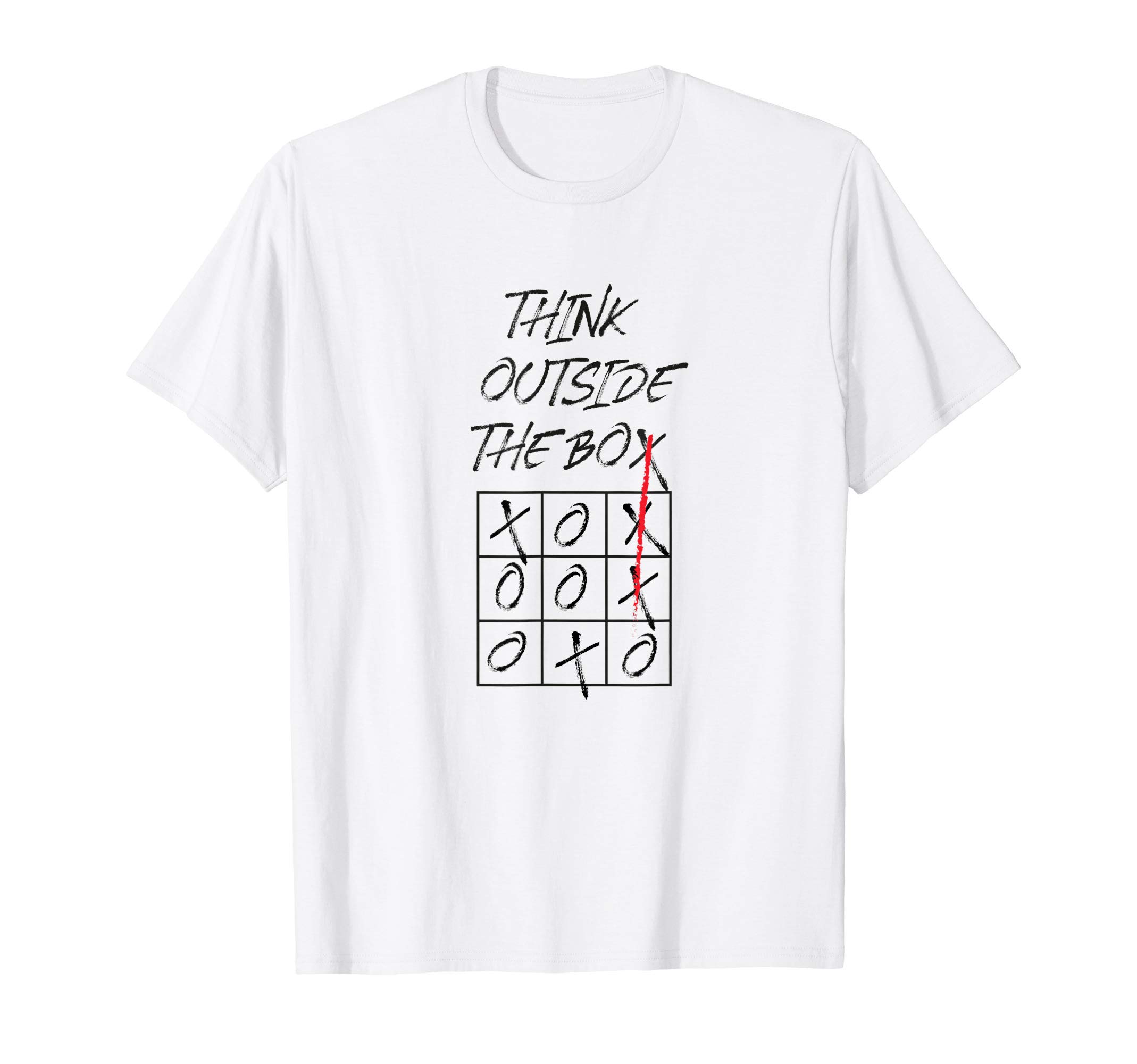Think Outside The Box Shirt - Clever Philosopher Gift Shirt T-ShirtOEKO-TEX STANDARD 100
