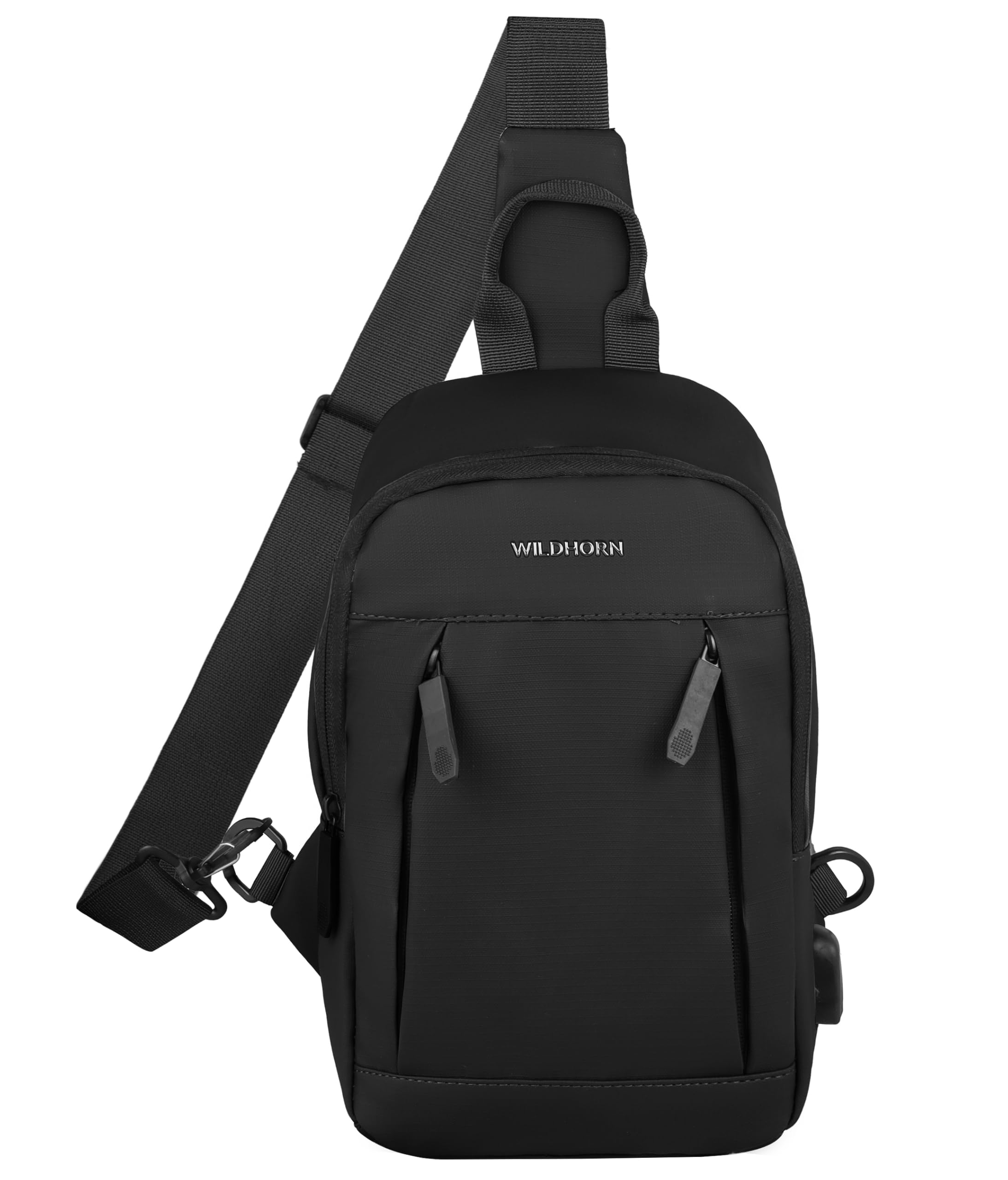 wildhorn Sling Bag for Men | Water-Resistant Crossbody Chest Bag with Multiple Compartments & Adjustable Strap for Travel, Office & Daily Use-picture-39