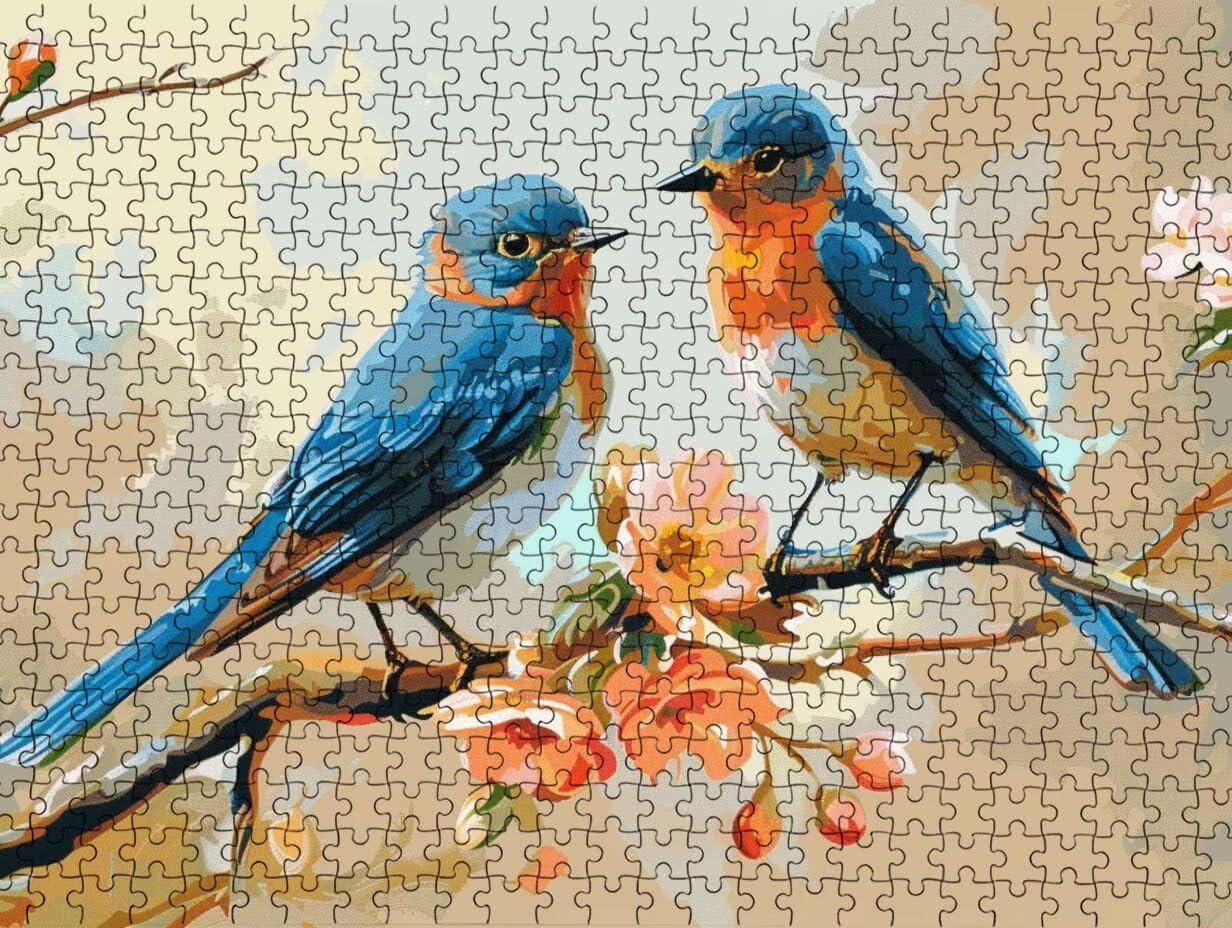Uccello Blu, 6000 Pezzi Puzzle Classici, per Adulti YHPGL6-509