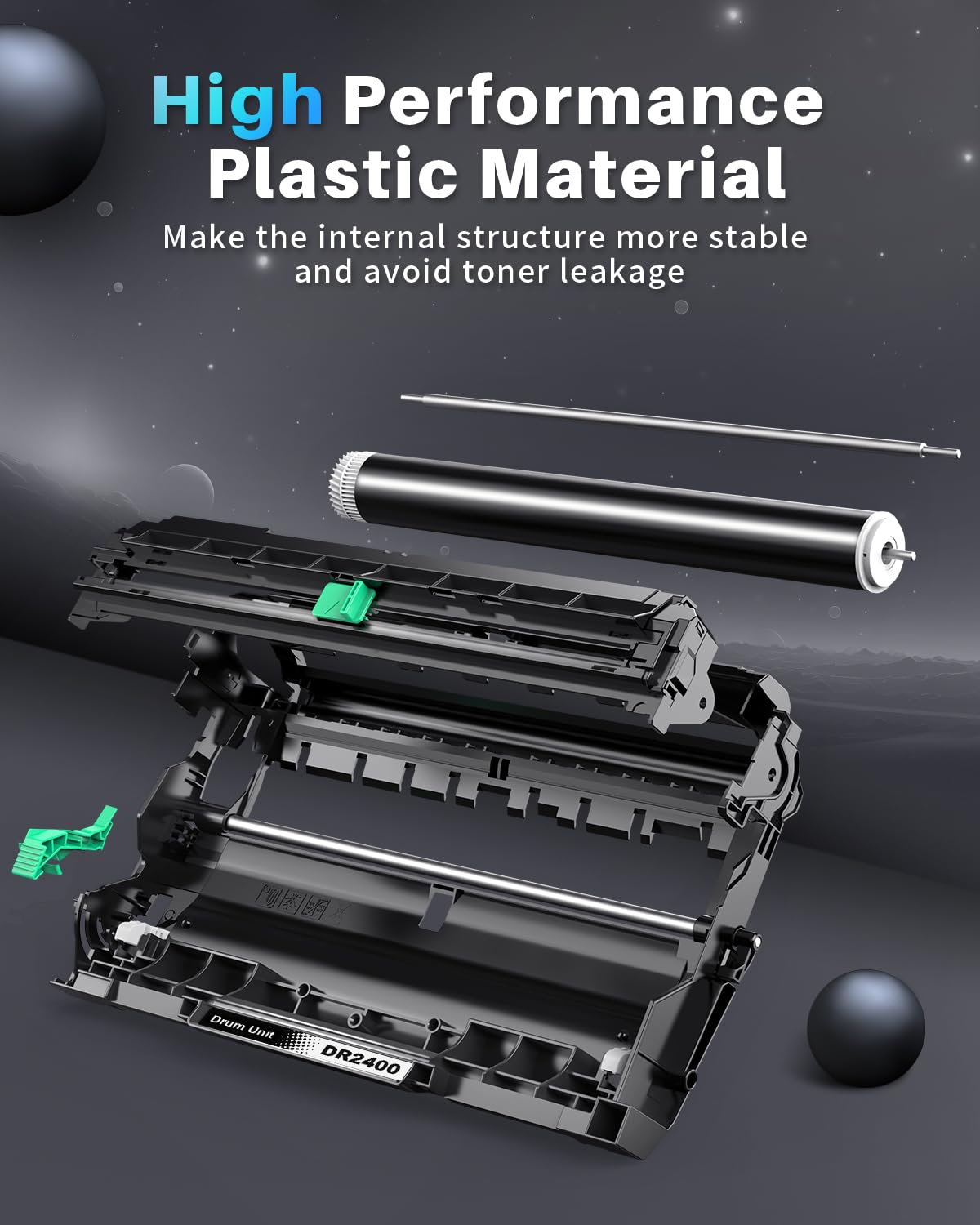 INK4U Tambour DR2400 (Seulement DR2400) Compatible avec Brother MFC-L2710DN MFC-L2730DW MFC-L2750D HL-L2310D HL-L2350DN HL-L2370DN DCP-L2510D DCP-L2530DW