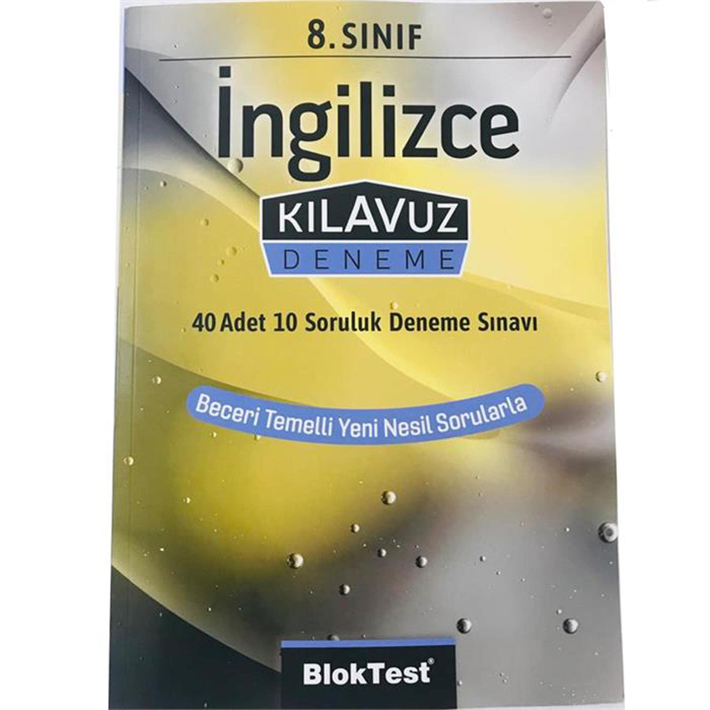 8.SINIF BLOKTEST İNGİLİZCE KILAVUZ DENEME