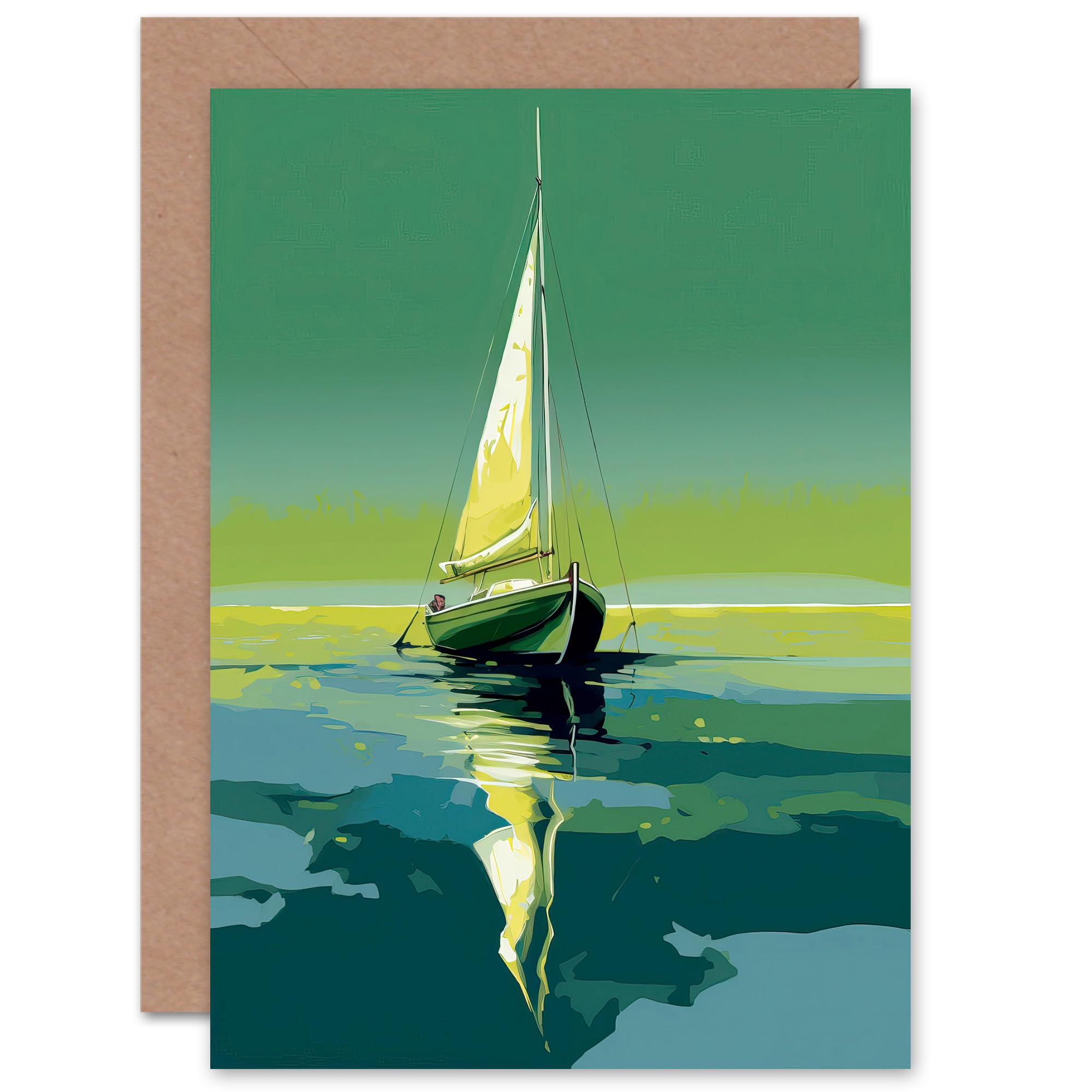 Artery8 Greeting Card - Sailor Sea Sailboat Design