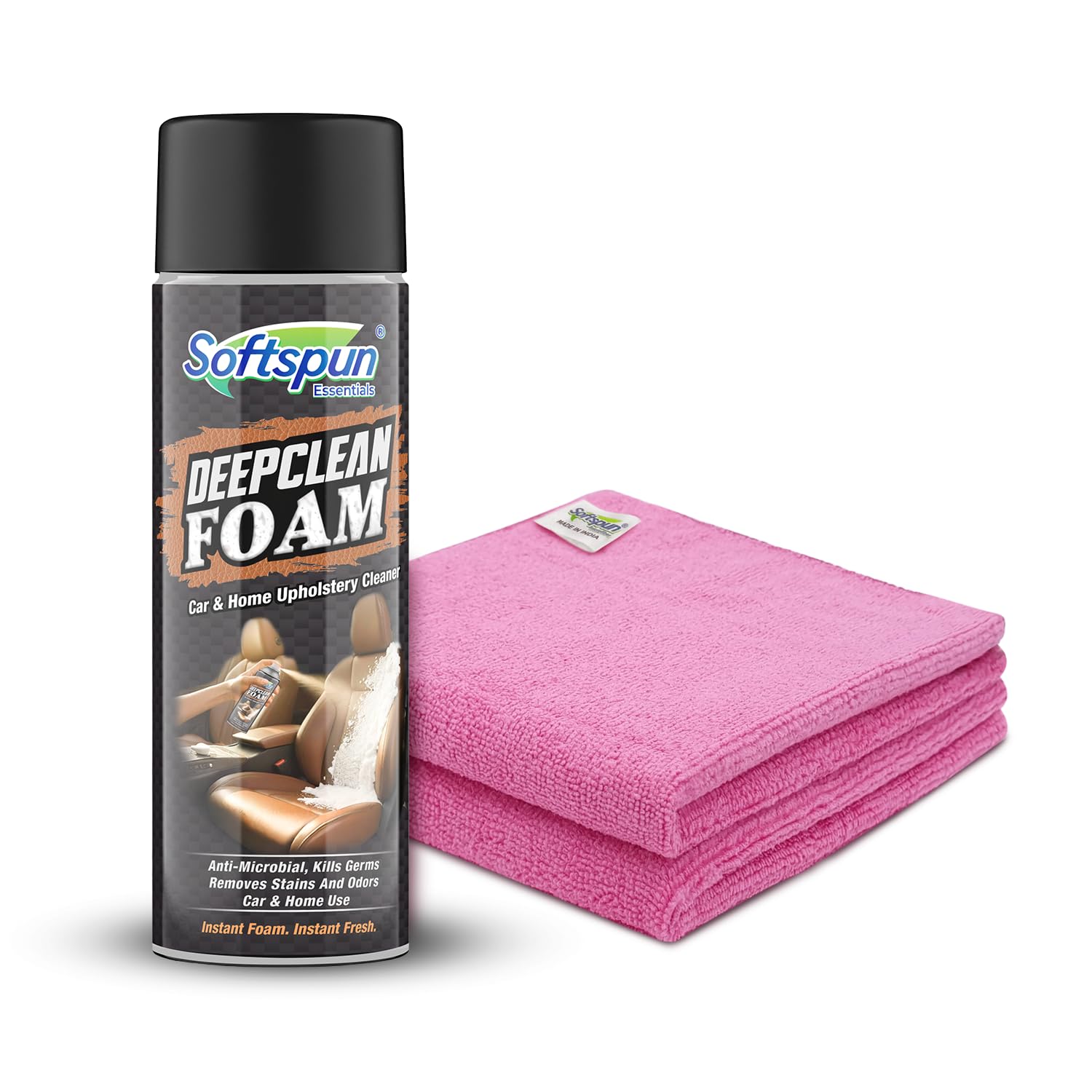 SOFTSPUN Essentials Deep Cleaner (500ml) | Upholstery and Leather Cleaner | Removes Tough Stains and Dirt Inside Your Car-image-15