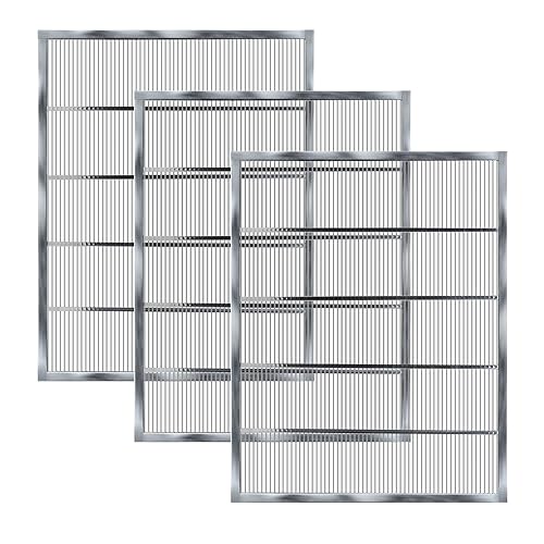Metal Queen Excluder for 10 Frame Beehive,20.08 X 16.14 Inch