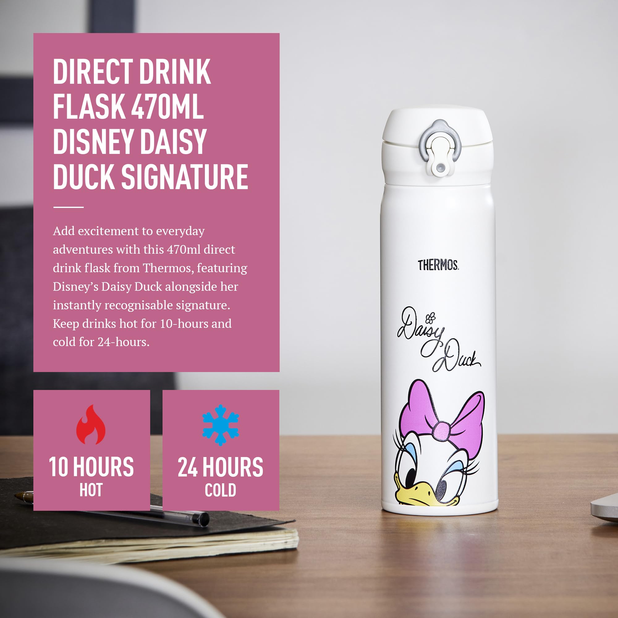 Thermos Direct Trinkflasche 470 ml Disney Daisy Signature
