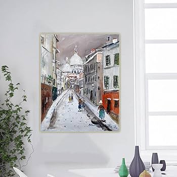 Amazon｜複製モーリス・ユトリロ「サクレクール寺院」キャンバス