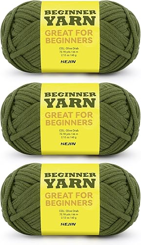 Miniatura 9 de Hilo naranja+rojo+verde de 3 x 2.12 oz para tejer y tejer hilo de algodón de 9.8 x 216.5 ft (72 yardas) para principiantes con puntadas fáciles de