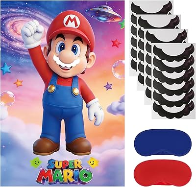 High-quality Super Mario Galaxy themed party favors! for party decorations and supplies