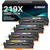 219X Cartucce Toner Compatibile con HP 219X 219A Toner Ricambio per HP Color LaserJet Pro 3202dn 3202dw MFP 3302fdn 3302fdng 3302fdw 3302fdwg 3302sdw 3302sdwg (Confezione da 4)
